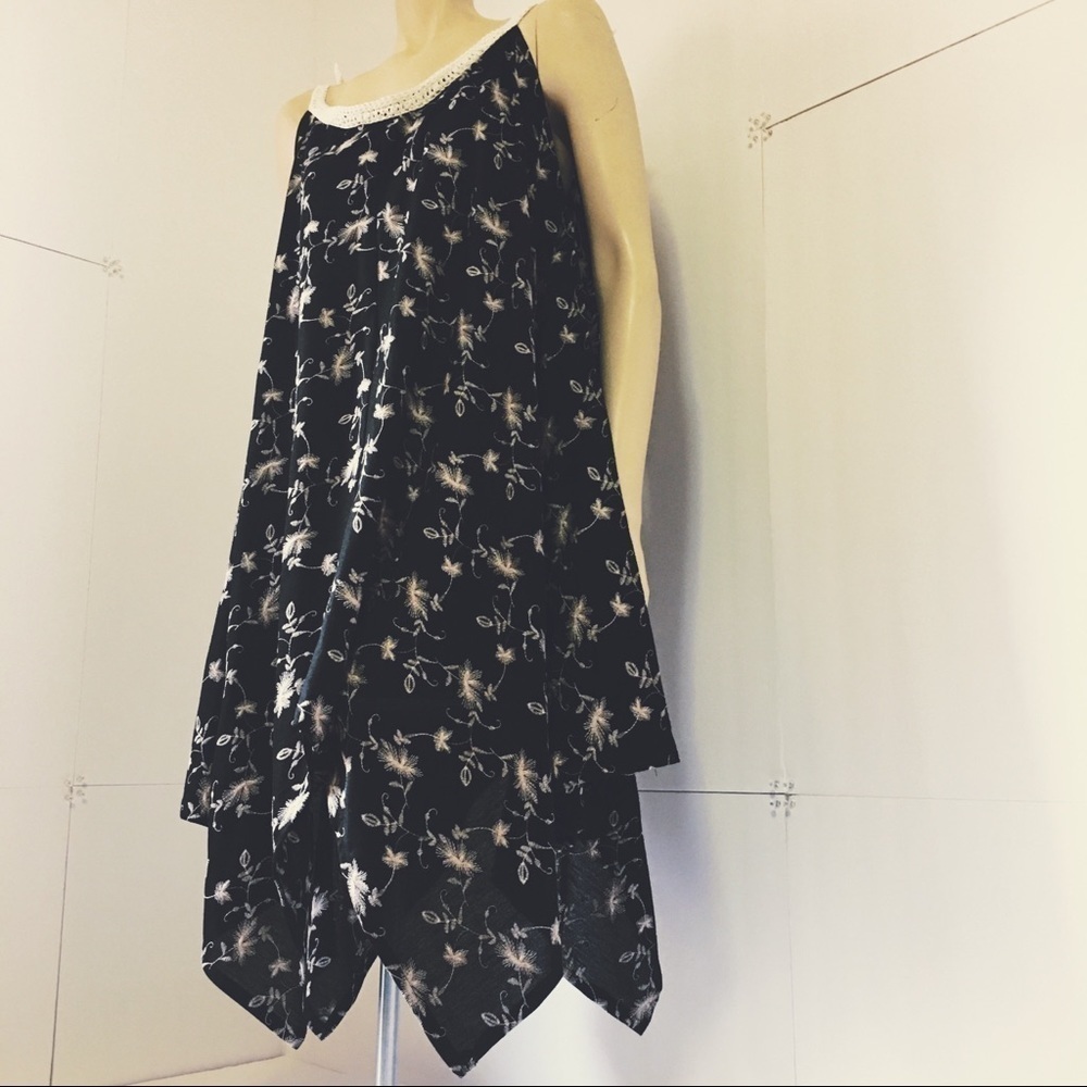 Hand made (by me) black and white summer dress
